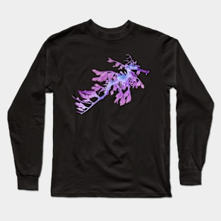 Seadragon Seahorse Purple Long Sleeve T-Shirt